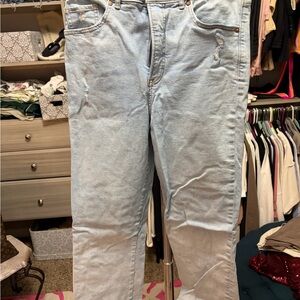 Express Sky Blue Denim Pants